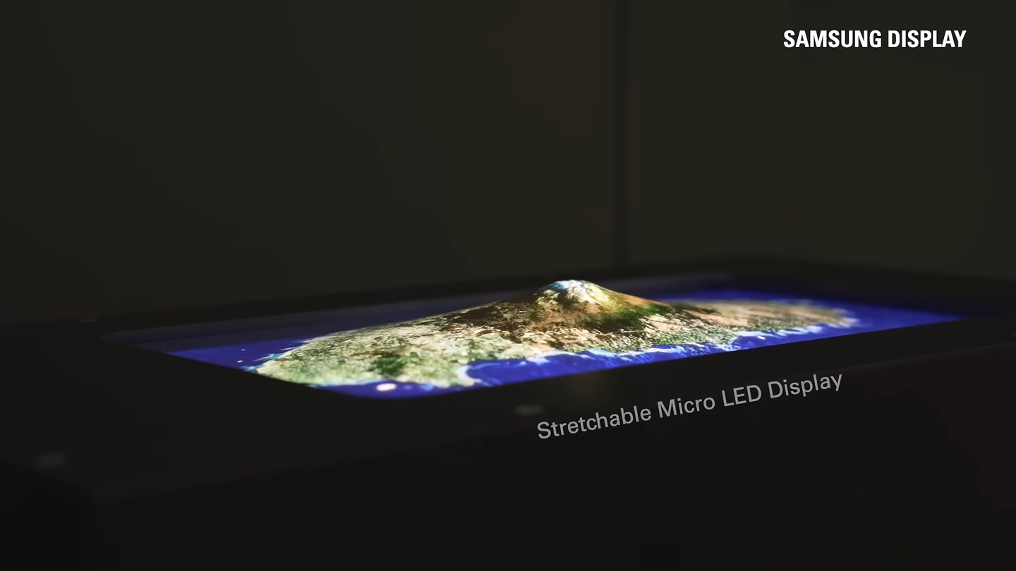 業(yè)界領先 25% 伸長率，三星顯示展示可向外拉伸 Micro LED 屏幕原型